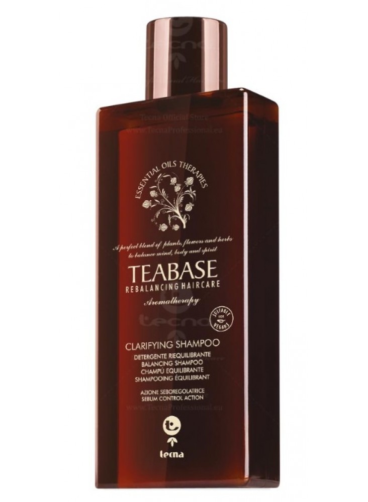 Очищаючий шампунь для жирної шкіри голови Tecna Teabase Clarifying 250 мл Очищаючий шампунь для жирної шкіри голови Tecna Teabase Clarifying 250 мл