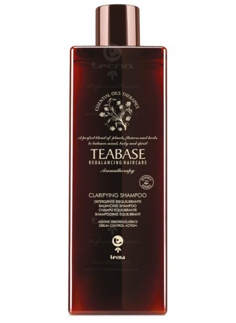 Очищаючий шампунь для жирної шкіри голови Tecna Teabase Clarifying 500 мл Очищаючий шампунь для жирної шкіри голови Tecna Teabase Clarifying 500 мл