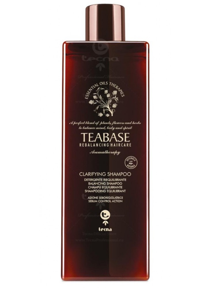 Очищаючий шампунь для жирної шкіри голови Tecna Teabase Clarifying 500 мл Очищаючий шампунь для жирної шкіри голови Tecna Teabase Clarifying 500 мл