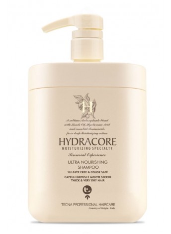 Професійний шампунь для інтенсивного зволоження Tecna Hydracore Ultra Nourishing Shampoo 1000 мл