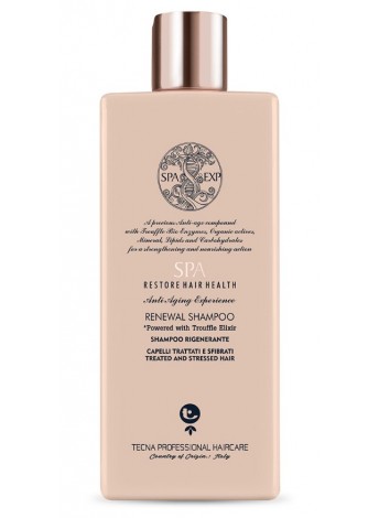 Шампунь для повної реконструкції структури пошкодженого волосся Tecna SPA Bio-Enzymetherapy Renewal Shampoo 250 мл